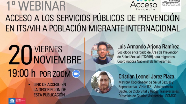 Primer webinar de Fundación Acceso